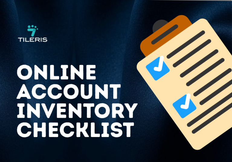 online account checklist